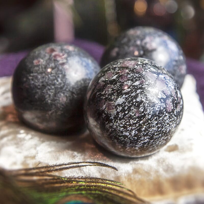 Spinel In Matrix Sphere Approx 1080 ctw