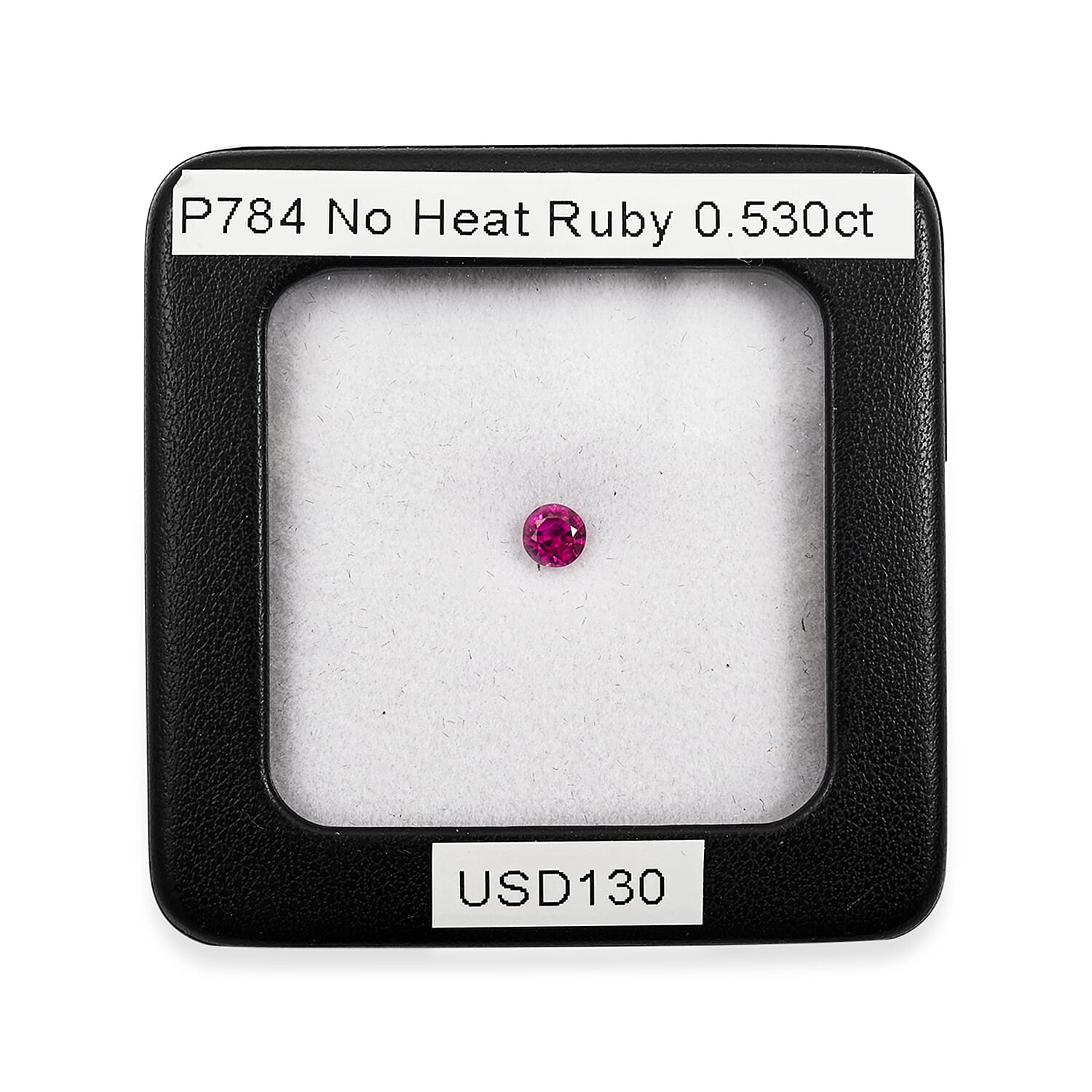 Gem Hunter Collection Certified and Appraised AAAA Ruby (Rnd Free Size) 0.50 ctw