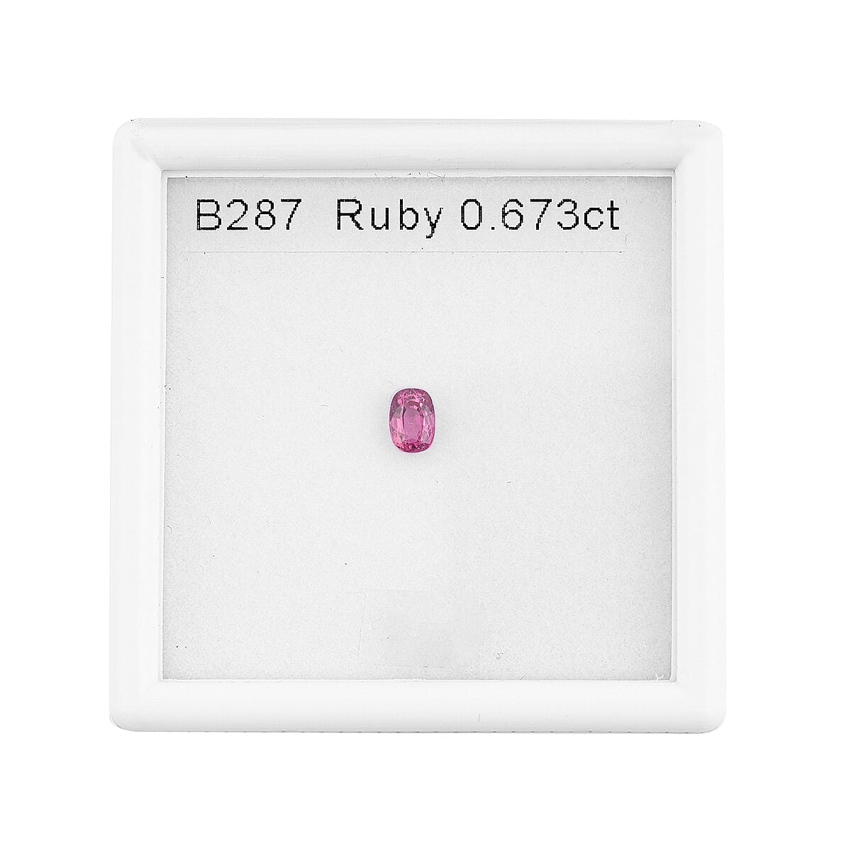 Certified and Appraised AAAA Ruby (Cush Free Size) 0.50 ctw image number 2