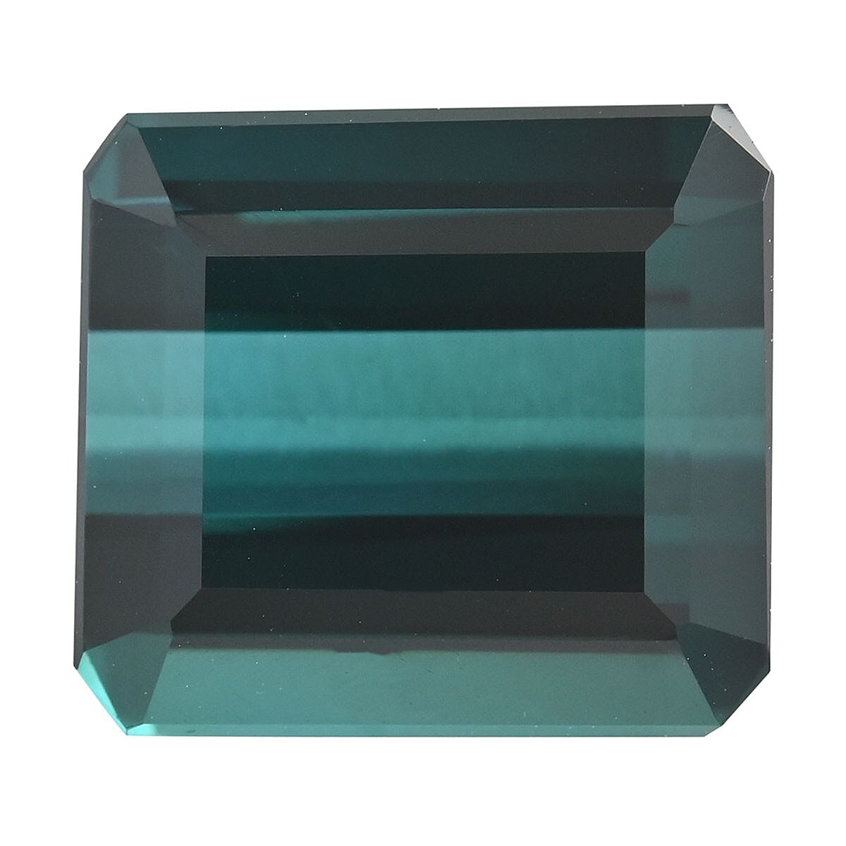 The One Collection Certified and Appraised AAAA Monte Belo Indicolite (Oct Free Size) 6.42 ctw