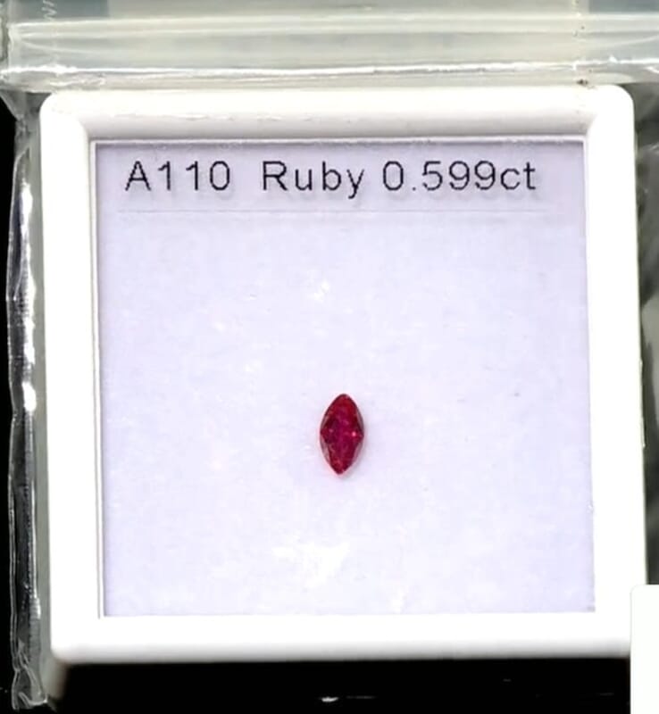 Gem Hunter Collection Certified and Appraised AAAA Ruby (Mrq Free Size) 0.50 ctw