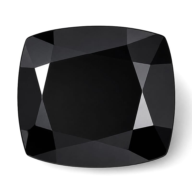 Thai Black Spinel (Cush 10x8 mm) 4.06 ctw