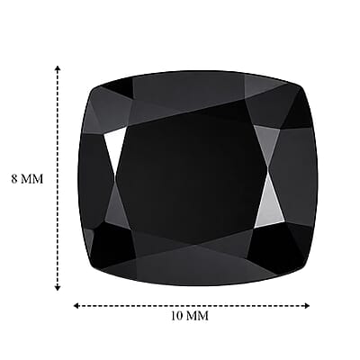 Thai Black Spinel (Cush 10x8 mm) 4.06 ctw