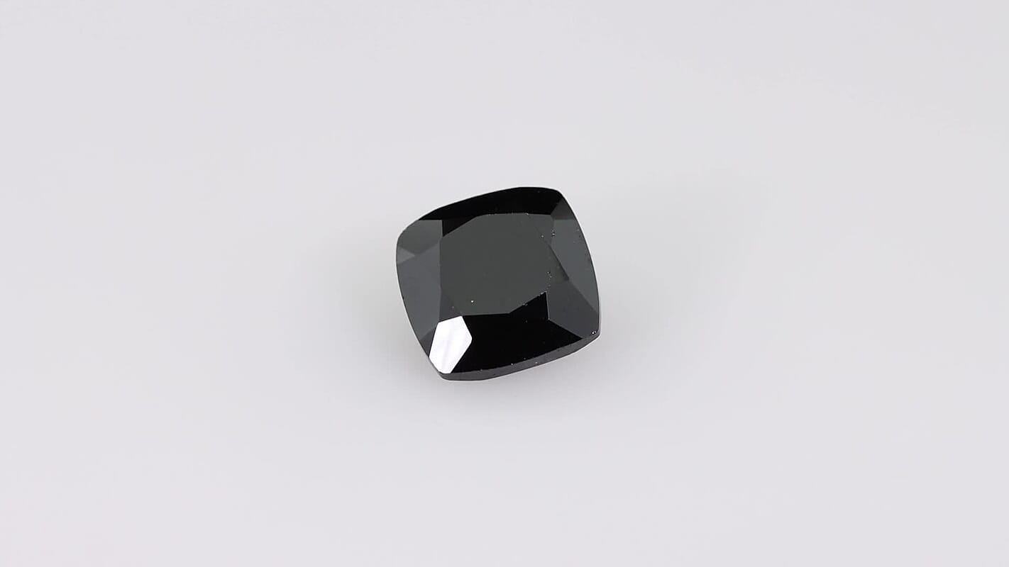 Thai Black Spinel (Cush 11x11 mm) 7.48 ctw