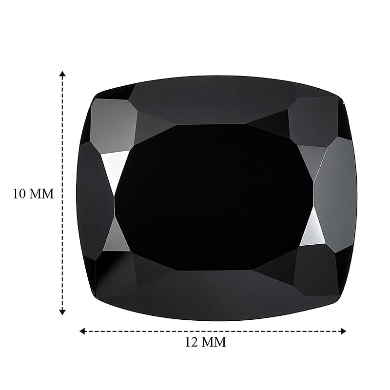 Thai Black Spinel (Cush 12x10 mm) 5.49 ctw