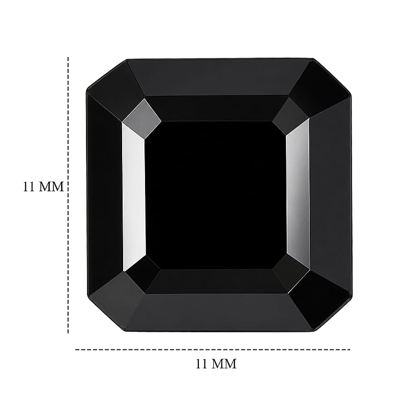 Thai Black Spinel (Oct 11x11 mm) 7.18 ctw