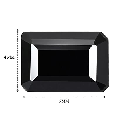 Thai Black Spinel (Oct 6x4 mm) 0.78 ctw