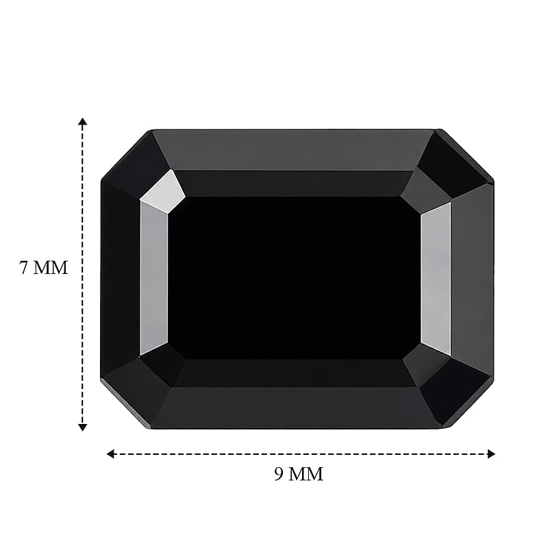 Thai Black Spinel (Oct 9x7 mm) 2.47 ctw