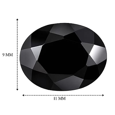 Thai Black Spinel (Ovl 11x9 mm) 4.03 ctw