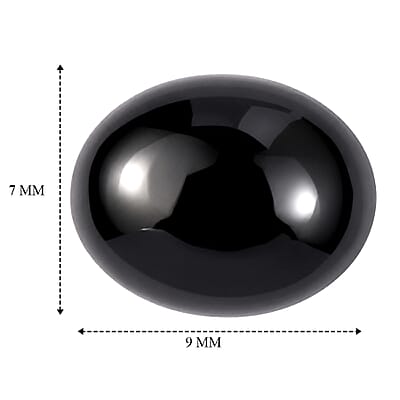 Thai Black Spinel (Ovl 9x7 mm) 2.66 ctw
