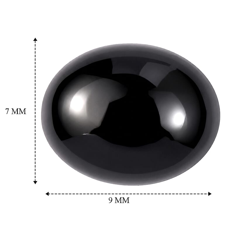Thai Black Spinel (Ovl 9x7 mm) 2.66 ctw