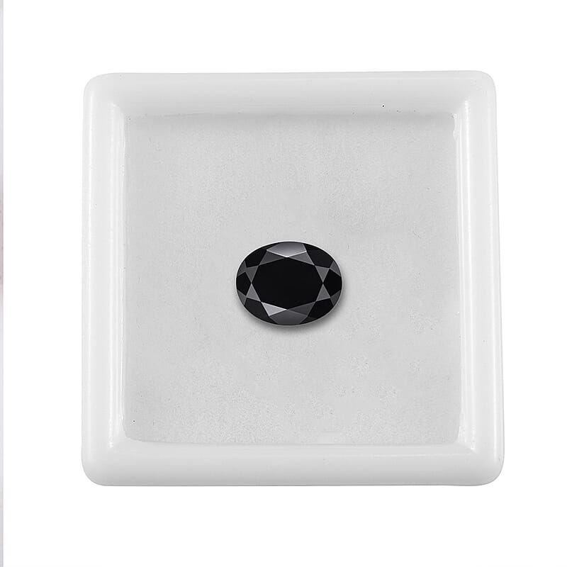 Black Obsidian (Ovl 10x8 mm) 1.93 ctw