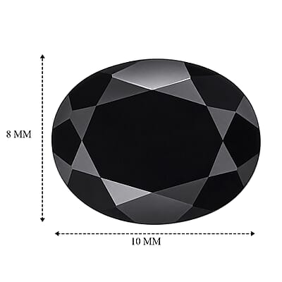 Black Obsidian (Ovl 10x8 mm) 1.93 ctw