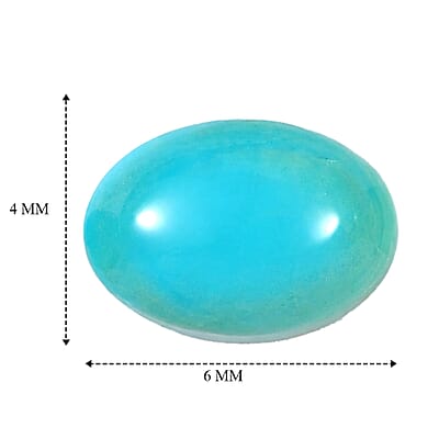 Blue Ridge Turquoise Set of 4 (Ovl 6x4 mm) 1.47 ctw