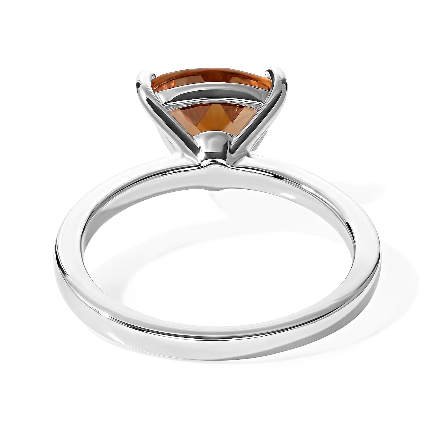 D'Joy Autumn Alexite 1.70 ctw Ring in Rhodium Over Sterling Silver (Size 10.0)