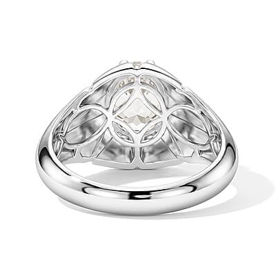 EverTrue Petalite 1.60 ctw Solitaire Ring in Platinum Bond (Size 10.0)