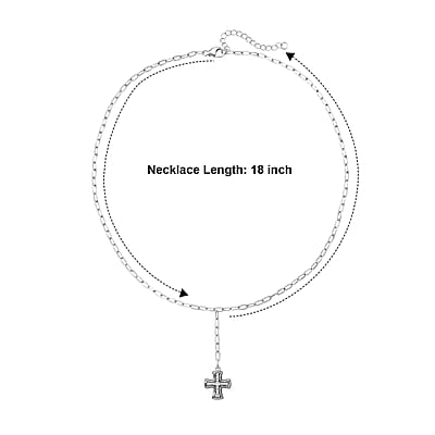 D'Joy Passport to Israel Artisan Crafted White Zircon 0.35 ctw Necklace (18-20 Inches) in Sterling Silver