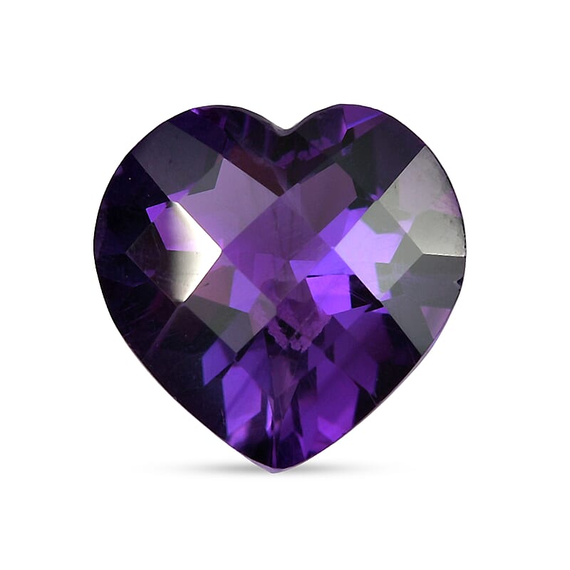 AA Moroccan Amethyst (Hrt 12 mm) 4.89 ctw