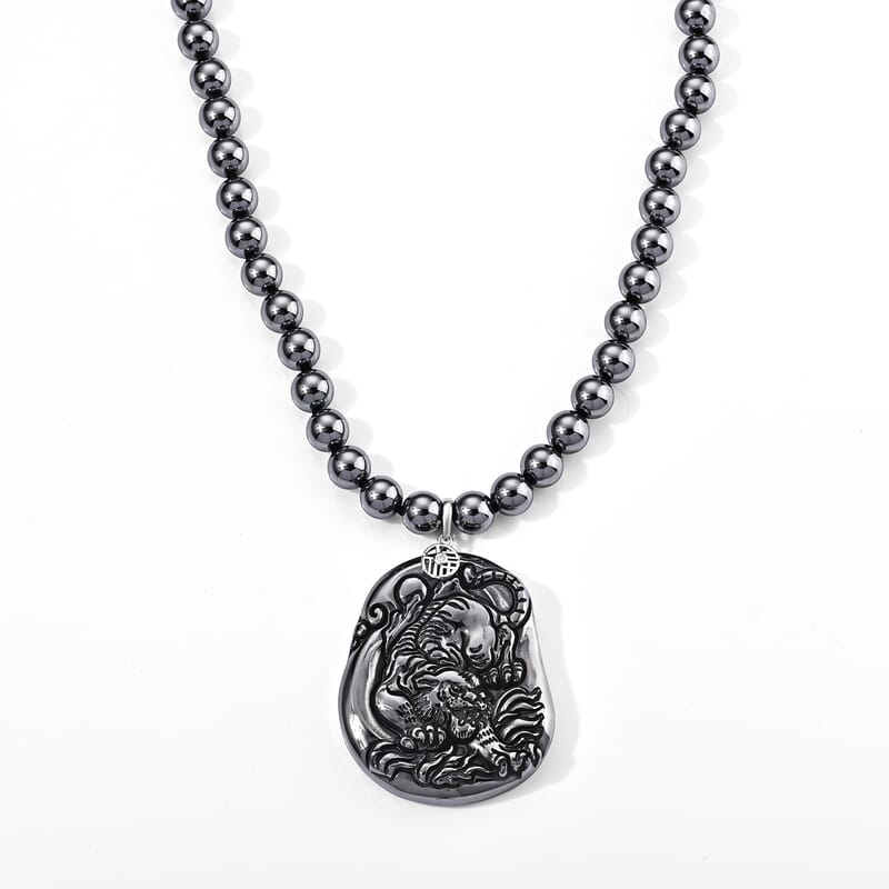 EverTrue Terahertz and Simulated Diamond 565.01 ctw Pendant Necklace in Platinum Bond 20 Inches