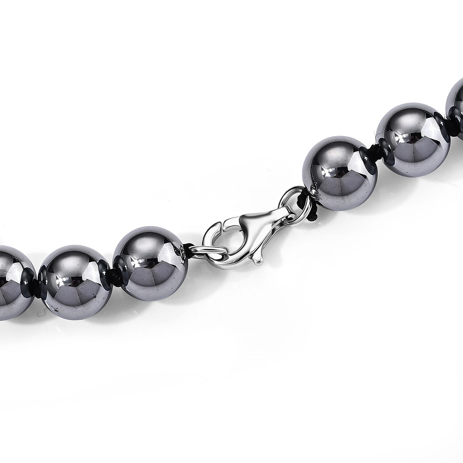 EverTrue Terahertz and Simulated Diamond 565.01 ctw Pendant Necklace in Platinum Bond 20 Inches