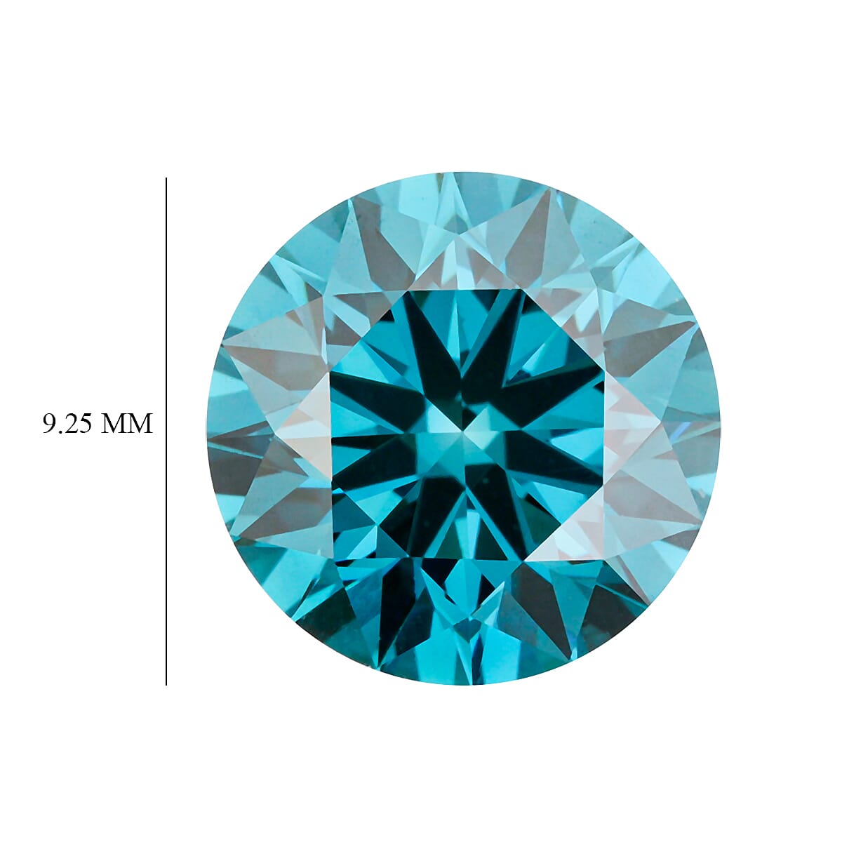 Lab Grown Blue Diamond (VS) (Rnd 9.25 mm) 3.03 ctw