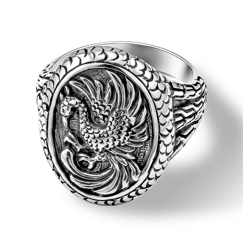 D'Joy Sterling Silver Ring,  Silver Wt. 10 g