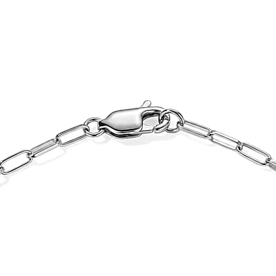 Luxoro Leaf Clover Station Bracelet in 10K Green and White Gold (7.25 In) 9.50 Grams