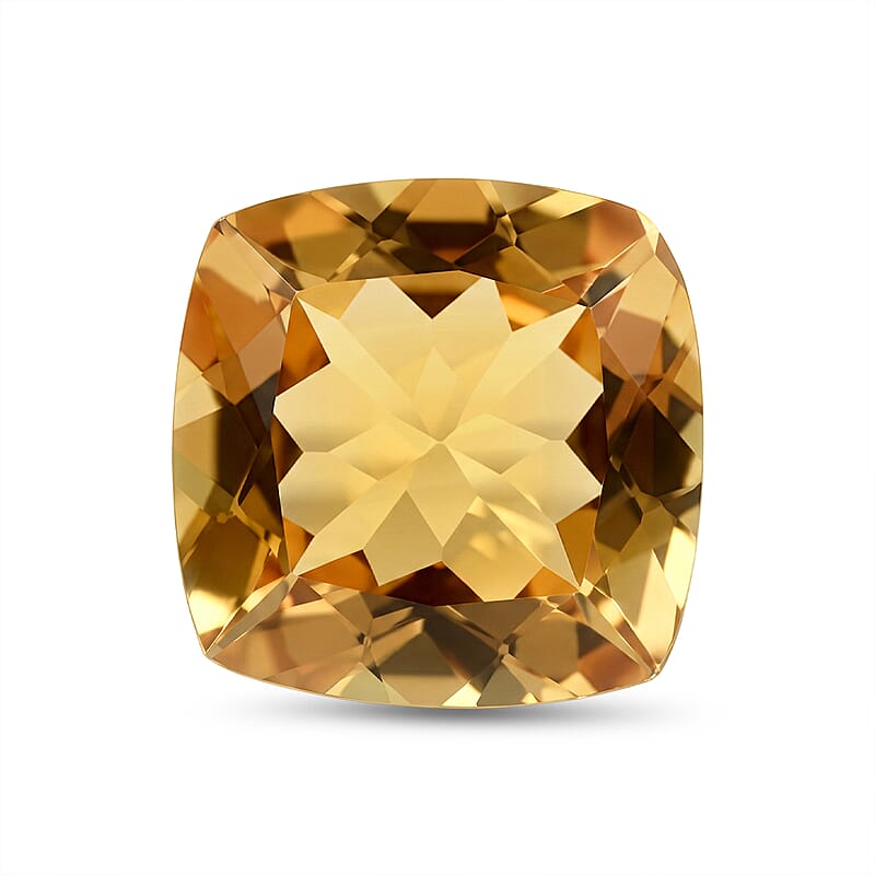 AAA Brazilian Citrine (Cush 12x12 mm) 5.92 ctw
