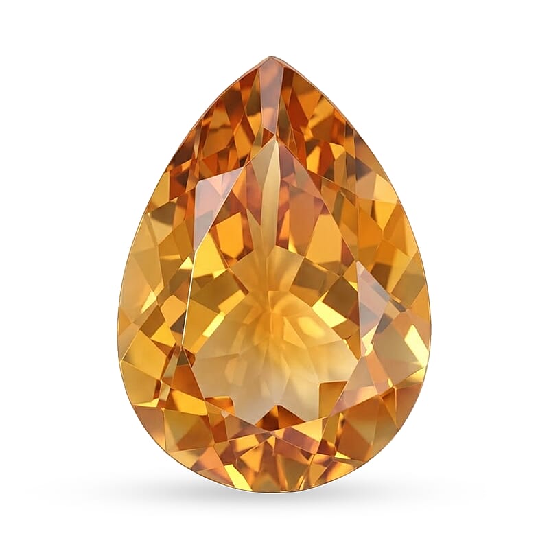 AA Brazilian Citrine (Pear 14x10 mm) 4.30 ctw