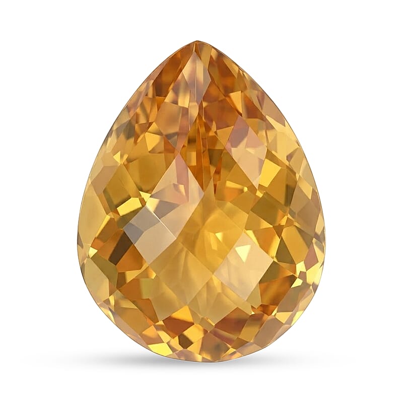 AA Brazilian Citrine (Pear 16x12 mm) 6.98 ctw