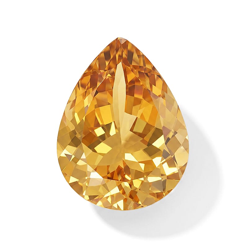 AA Brazilian Citrine (Pear 20x15 mm) 13.59 ctw