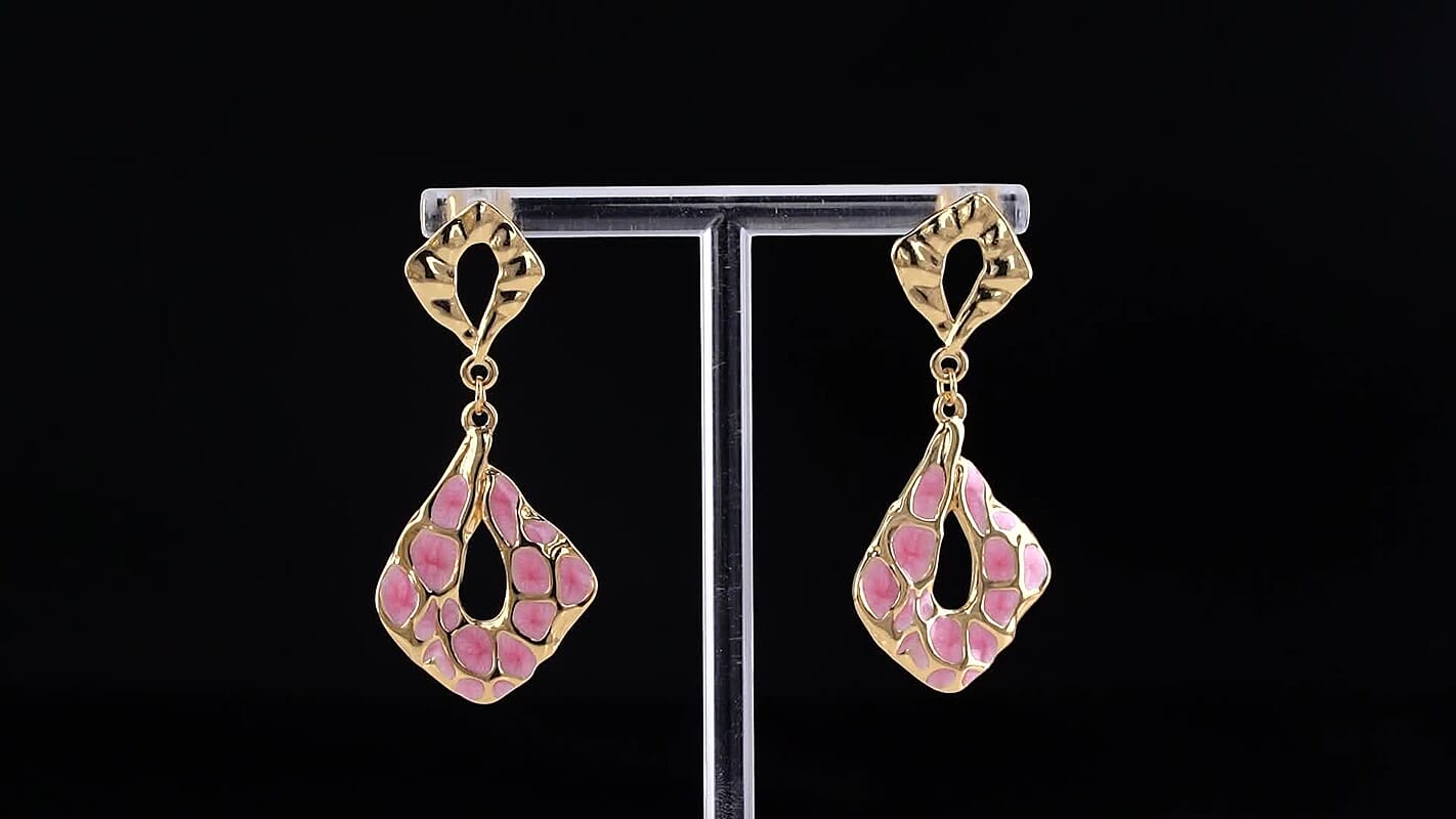 Fancy Earring Pure White Stainless Steel
