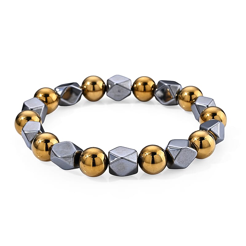 Terahertz 120.00 ctw Octagon Shape Beaded Stretch Bracelet