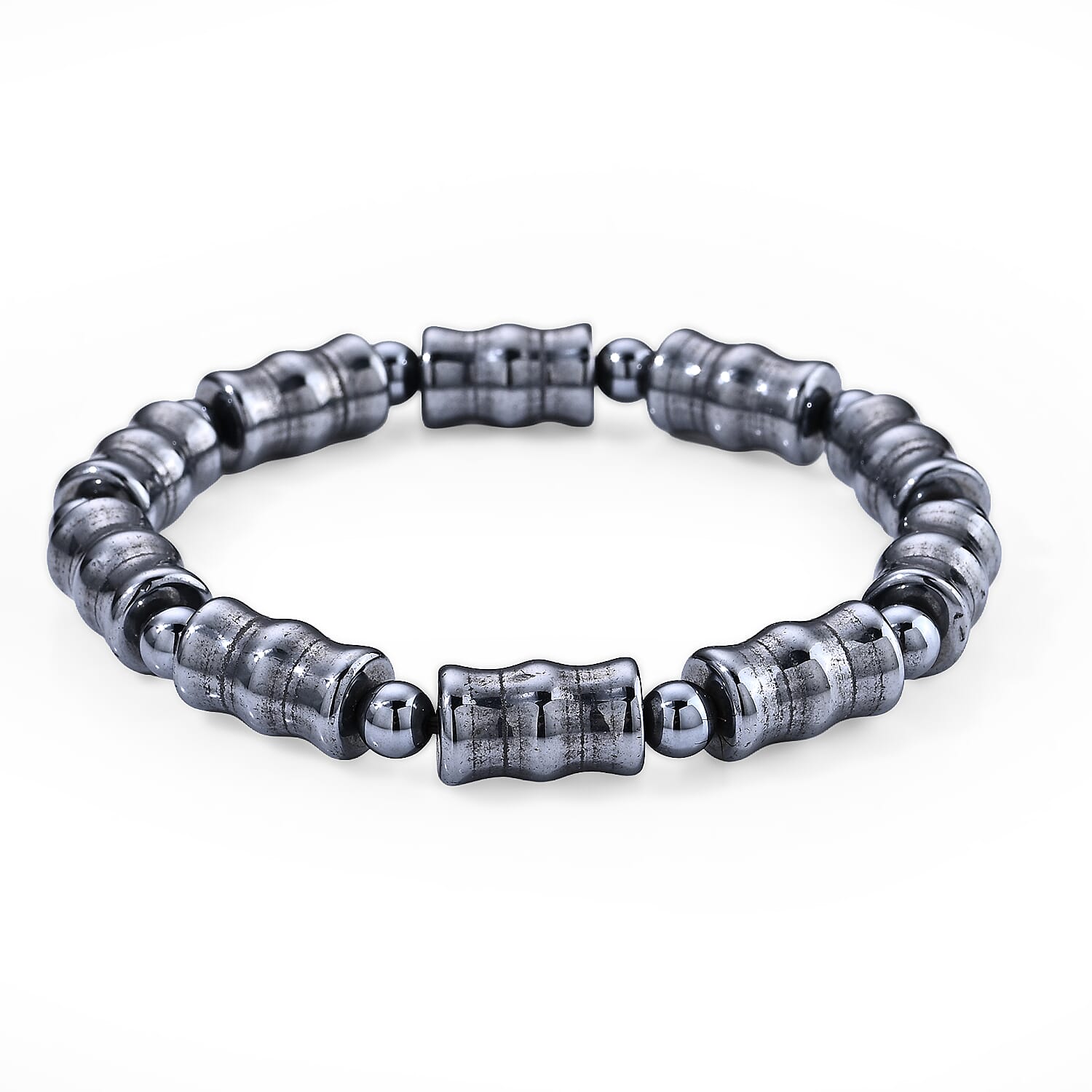Terahertz 90.00 ctw Beaded Stretch Bracelet