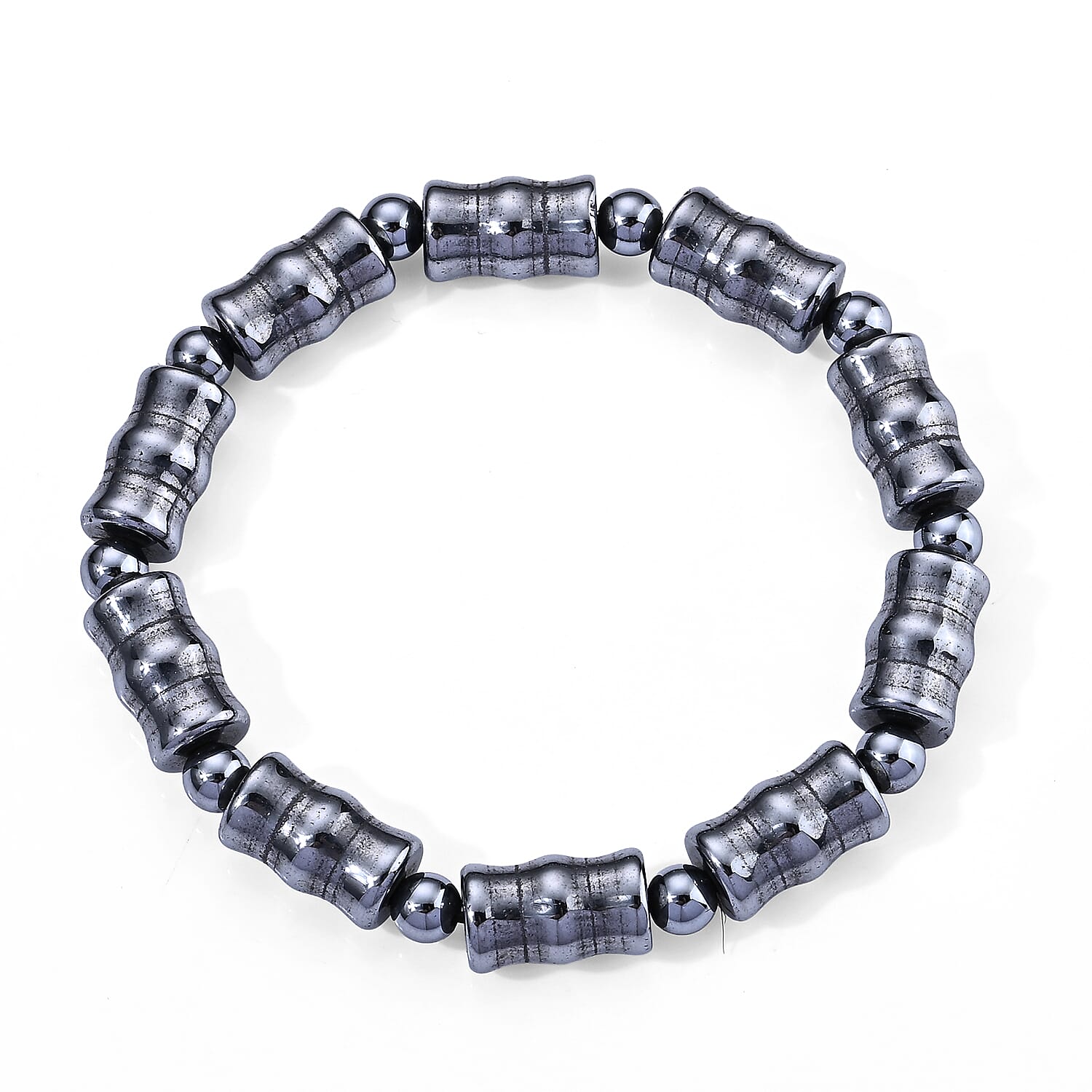 Terahertz 90.00 ctw Beaded Stretch Bracelet