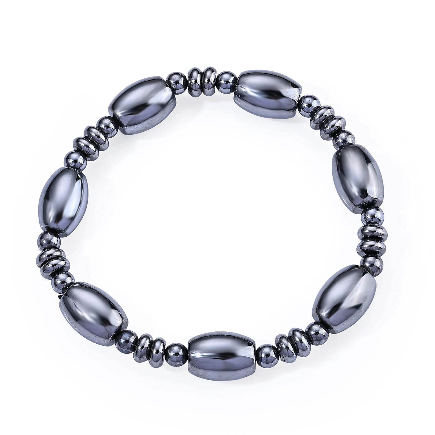 Terahertz 80.00 ctw Beaded Stretch Bracelet