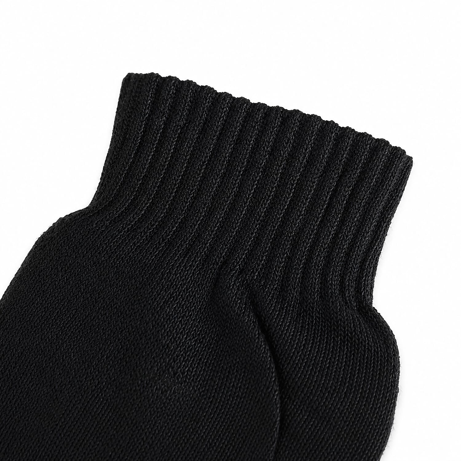 Pack of 10 Black Ankle Socks