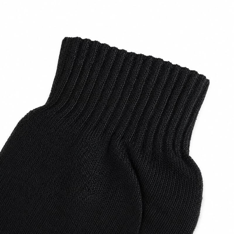 Pack of 10 Black Ankle Socks