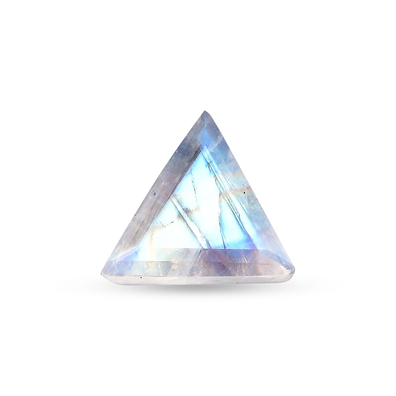 AA Rainbow Moonstone (Tril 7 mm) 1.37 ctw