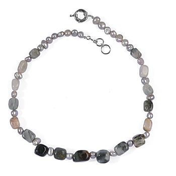 Grey Dyed Pearl - Product card gallery slide 2 (10266727350585)