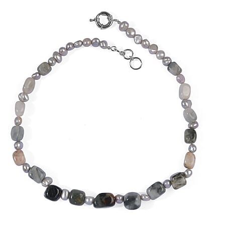 Grey Dyed Pearl - Product card gallery slide 2 (10266727350585)