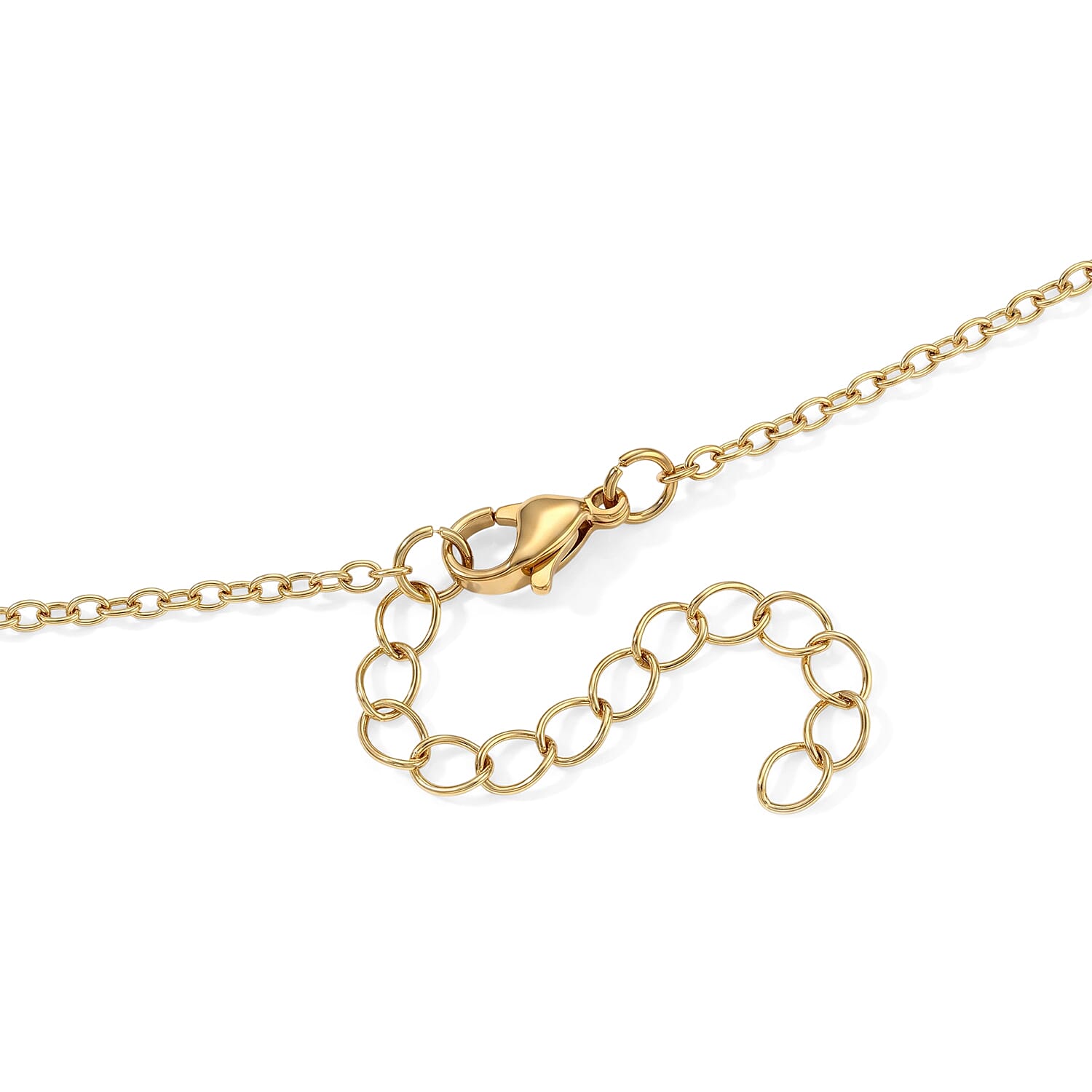 Stackable and Layered Coin Chain Necklace in ION Plated YG Stainless Steel (22-24 Inches)