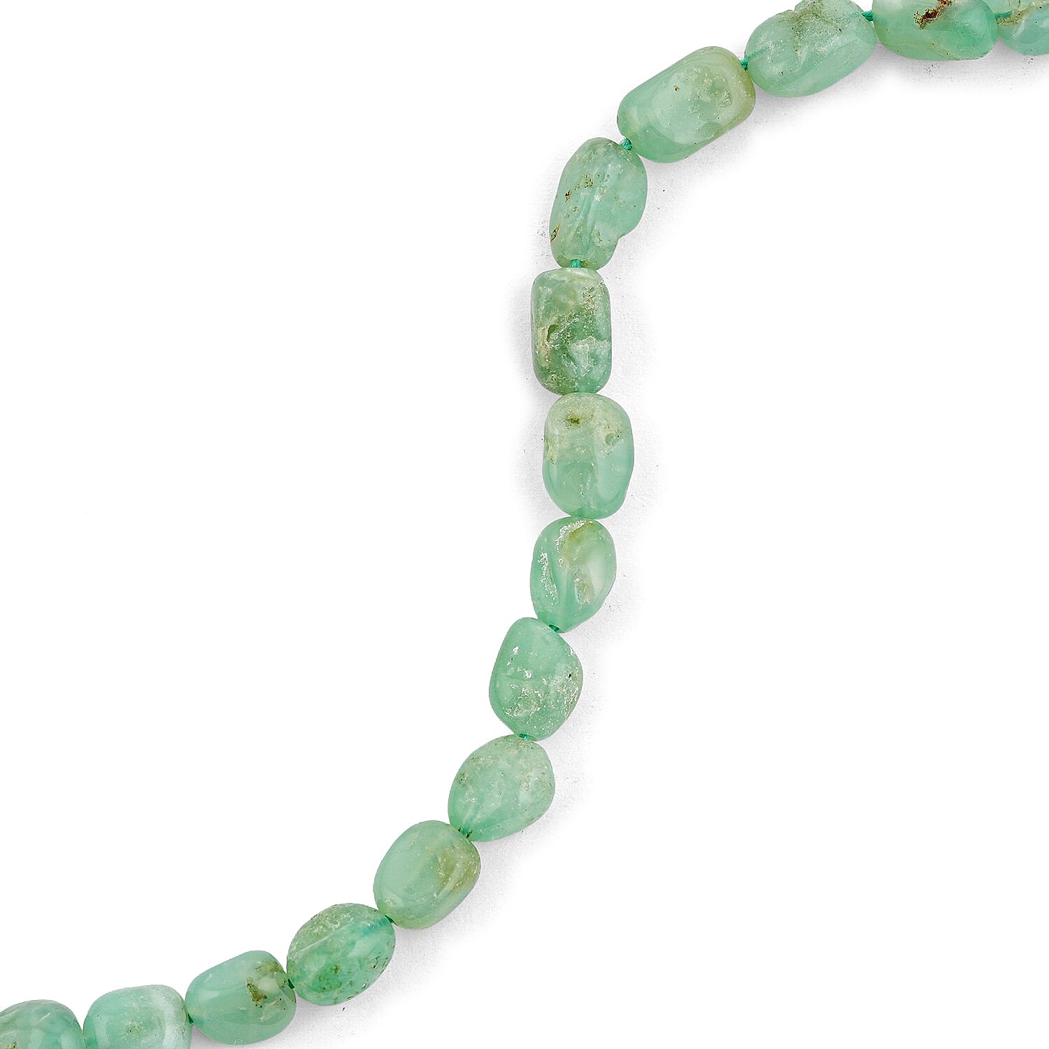 GCS Chrysoprase Chips Strand (16 Inches) 97.85 ctw
