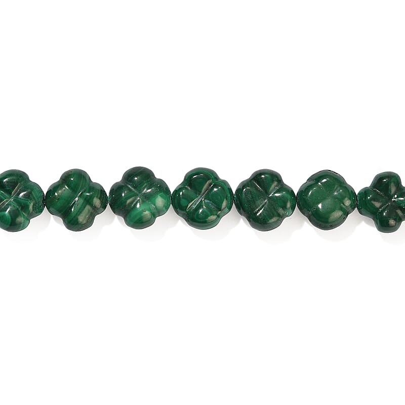 African Malachite 256.35 ctw Fancy Necklace (16 Inches)