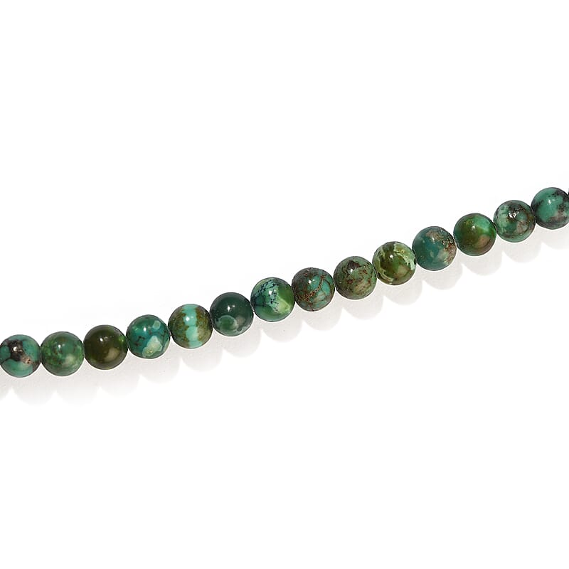 Turquoise 24.15 ctw Beaded Necklace (16 Inches)