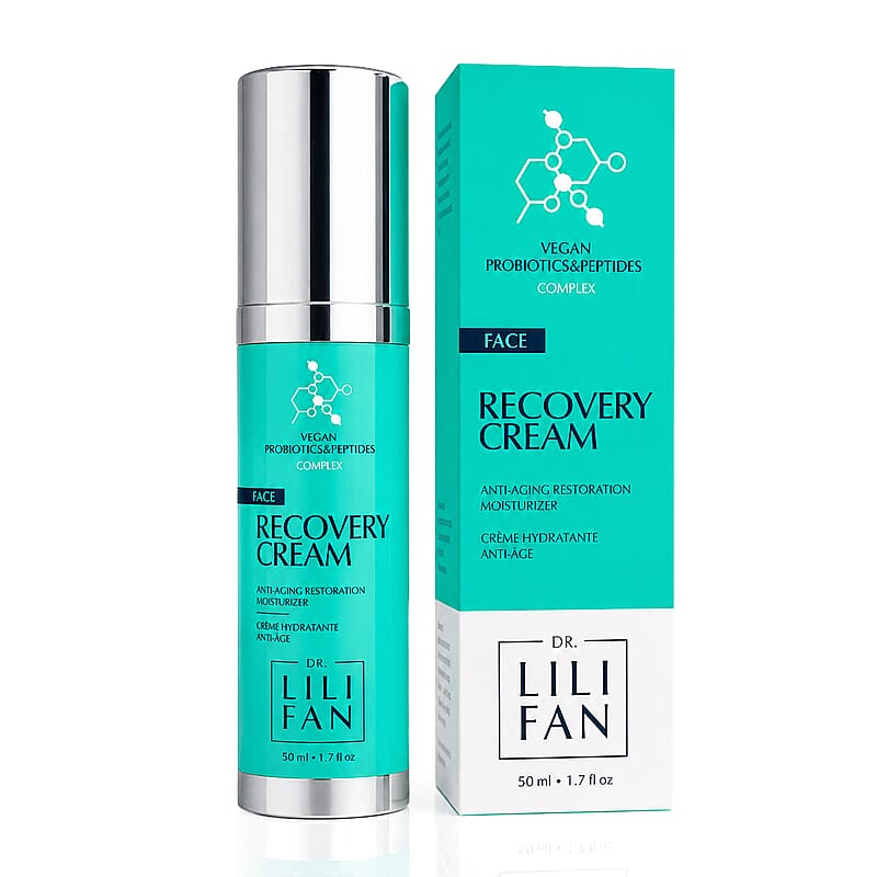 Dr. Lili Fan Vegan Probiotics & Peptides Recovery Cream (1.7oz) Made in US