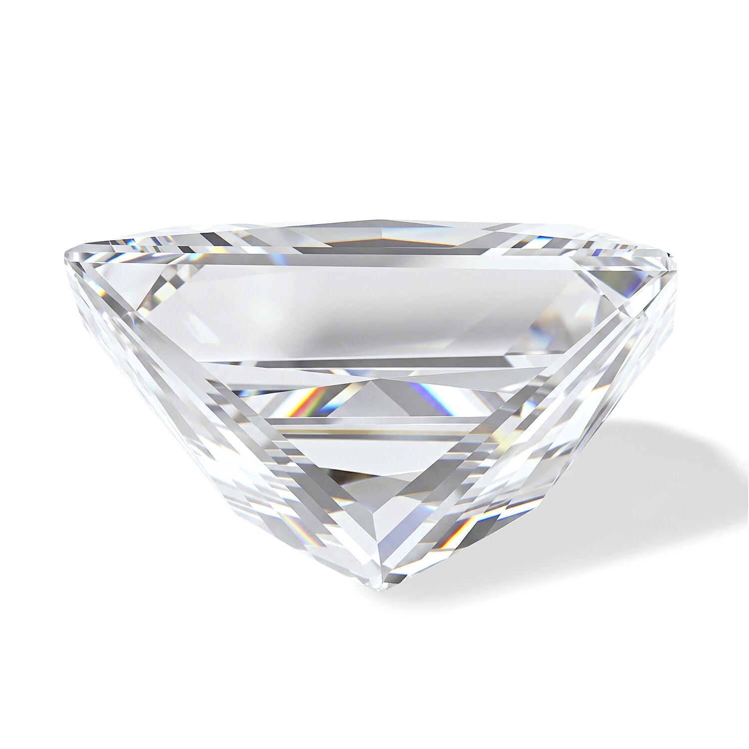 Diamond (E, VS1) (Emerald 5x4mm) 0.75 ctw