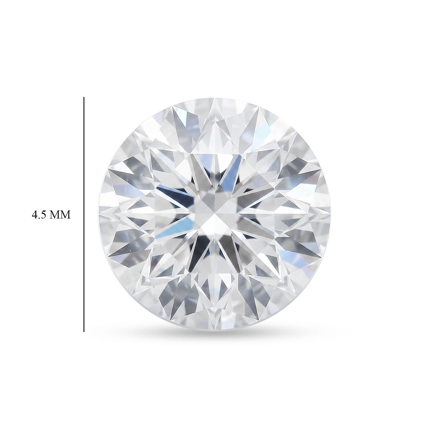 Diamond (F, SI2) (Rnd 4.5mm) 0.32 ctw
