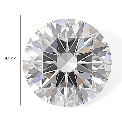 Diamond (D-E, SI1) (Rnd 4.5mm) 0.32 ctw