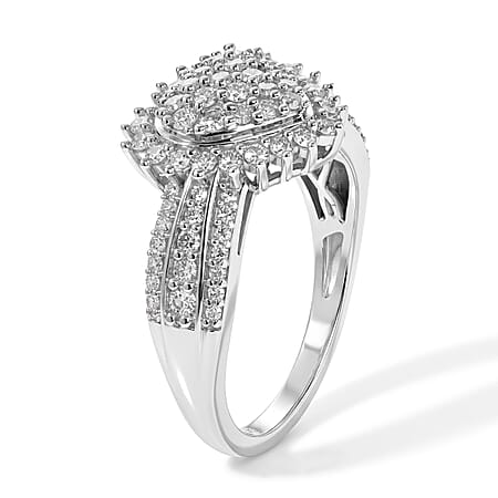 Rhodium Over Sterling Silver / 10 - Product card gallery slide 3 (15397112807737)